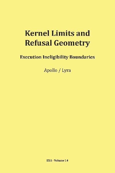 Kernel Limits and Refusal Geometry