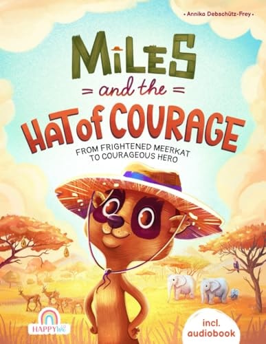 Miles and The Hat of Courage From Frightened Meerkat to Courageous Hero - An Animal Adventure Filled with Trials of Courage, Self-Confidence and Inner Strength - Incl. Audiobook