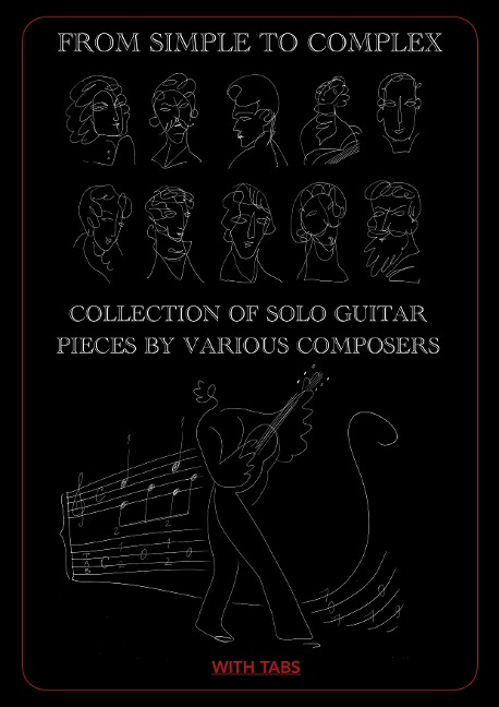 Collection of solo guitar pieces by various composers