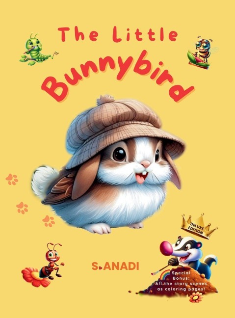 The Little Bunnybird: A Storybook with Matching Coloring Pages