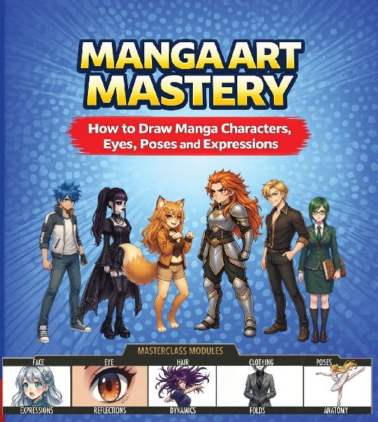Manga Art Mastery: How to Draw Manga Characters, Eyes, Poses and Expressions