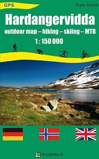 Hardangervidda 1 : 150 000: Outdoor Map - hiking - skiing - MTB - GPS. Landkarte, Wanderkarte, Planungskarte, Wintersportkarte