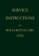 Service Instructions for Rolls-Royce Cars (1930)