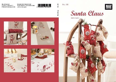 Santa Claus. Kreuzstich-Stickideen Weihnachten: zahlreiche Stickideen mit Anleitungen