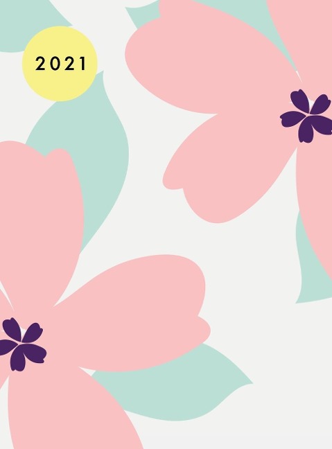 2021 Planner Weekly and Monthly Hardcover: 12 Month Planner 2021 Hard Cover | 8.5 x11  January - December 2021 |Double Page per Week | Flowers