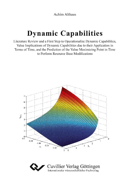 Dynamic Capabilities: Literature Review and a First Step to Operationalize Dynamic Capabilities, Value Implications of Dynamic Capabilities due to their Application in Terms of Time, and the Prediction of the Value Maximizing Point in Time to Perform Reso