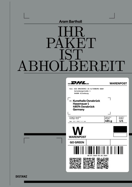 Ihr Paket ist abholbereit: Aram Bartholl