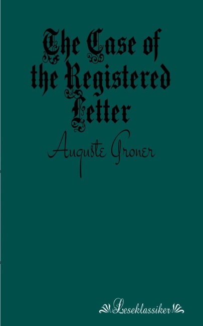 The Case of the Registered Letter