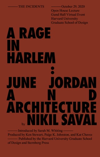 Rage in Harlem June Jordan and Architecture