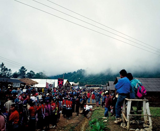 Philippe Bazin, Bruno Serralongue: Encuentro, Chiapas 1996