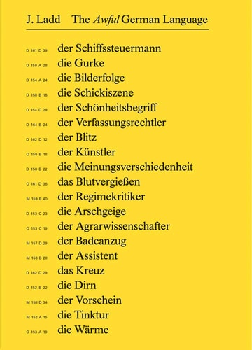 The Awful German Language