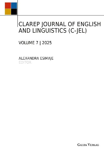 CLAREP JOURNAL OF ENGLISH AND LINGUISTICS (C-JEL): Vol. 7