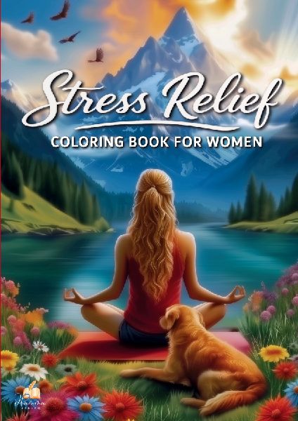Stress Relief Adult Coloring Book - 80 Gentle Scenes to Soothe Your Soul: A mindful sanctuary of relaxation, self-care, and inner calm I Thoughtful gifts for women inspired by peace and creativity