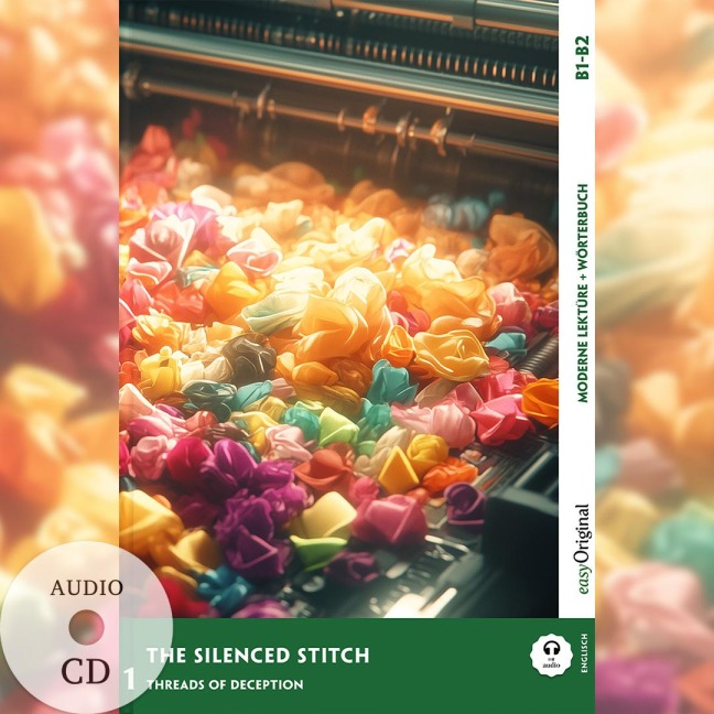 The Silenced Stitch - Englische Krimi-Lektüre B1-B2 (+ Audio-CD): Spannende Seiten & Worterklärungen