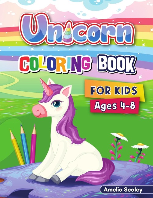 Unicorn Coloring Book for Kids: Unicorn Coloring Pages for Boys and Girls