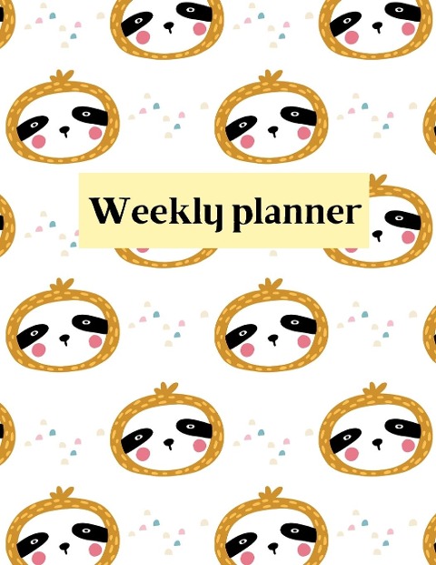 Weekly planner: Weekly Organizer Book for Activities, Daily planner, 8.5x11 size