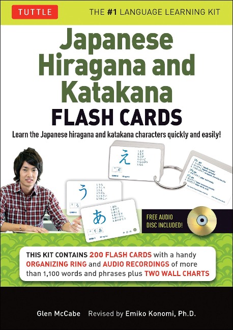 Japanese Hiragana and Katakana Flash Cards Kit: Learn the Two Japanese Alphabets Quickly & Easily with This Japanese Flash Cards Kit (Online Audio Included)