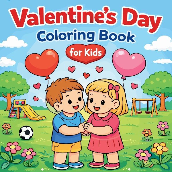 Valentines Day Coloring Book for Kids