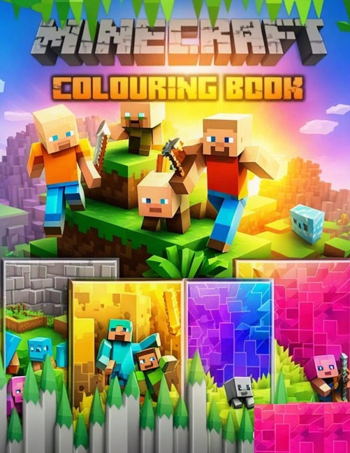 Minecraft Coloring Book: Fun & Creative Activity Book for Young Gamers!