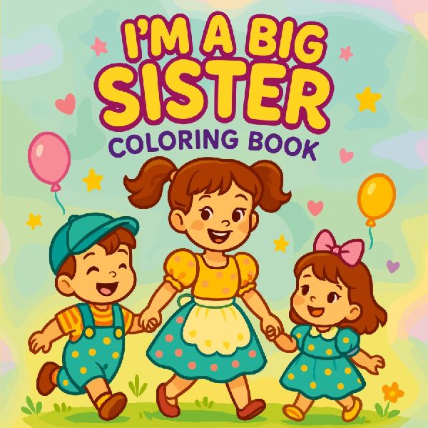 Im a Big Sister - Coloring Book