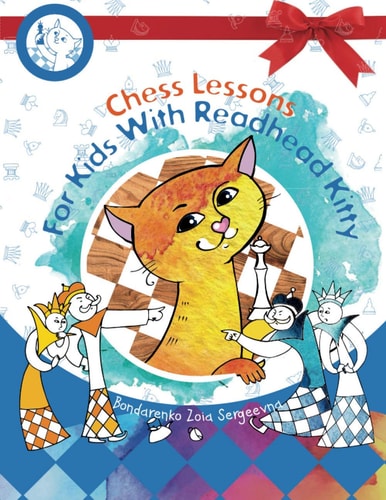 Readhead Kitty Teaches to Play Chess.