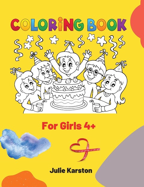 Coloring Book for Girls Ages 4-8: Color and activity book |Coloring Book for Girls Ages 4-8 | Educational Activity Book for Kids