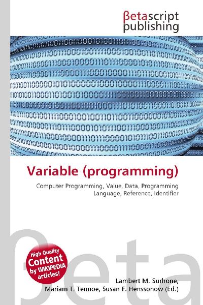 Variable (programming): Computer Programming, Value, Data, Programming Language, Reference, Identifier