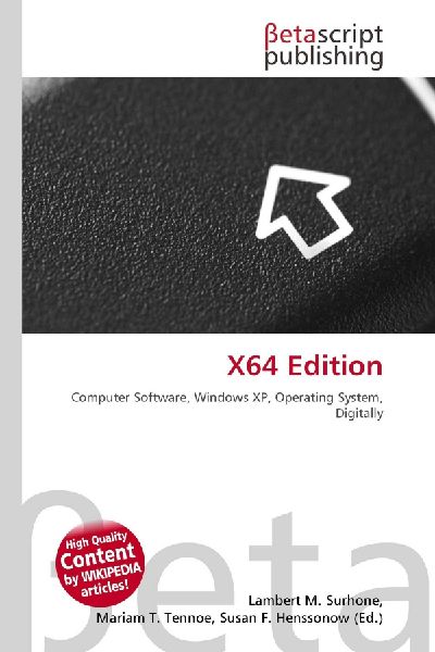 X64 Edition: Computer Software, Windows XP, Operating System, Digitally