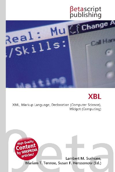 XBL: XML, Markup Language, Declaration (Computer Science), Widget (Computing)
