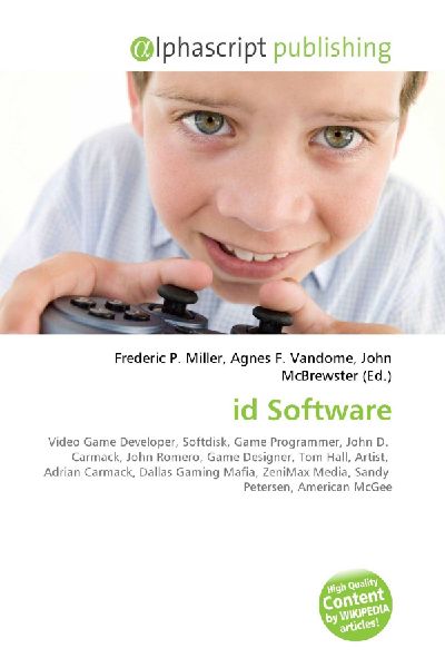 id Software:         Video Game Developer, Softdisk, Game Programmer, John D. Carmack, John        Romero, Game Designer, Tom Hall, Artist, Adrian Carmack, Dallas Gaming        Mafia, ZeniMax Media, Sandy Petersen, American McGee