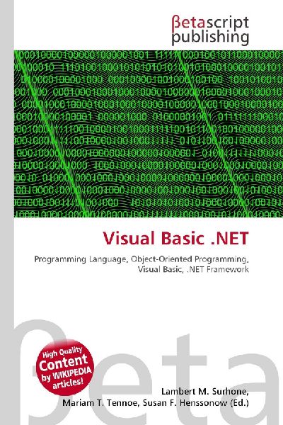 Visual Basic .NET: Programming Language, Object-Oriented Programming, Visual Basic, .NET Framework