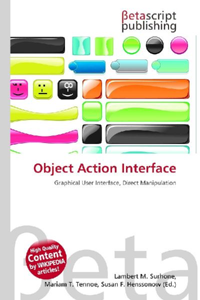 Object Action Interface: Graphical User Interface, Direct Manipulation