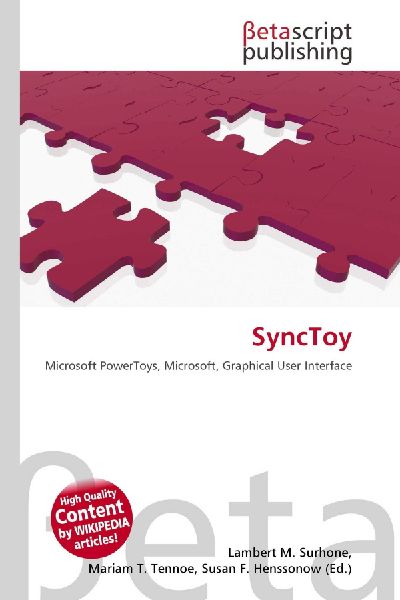 SyncToy: Microsoft PowerToys, Microsoft, Graphical User Interface