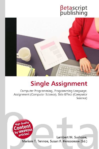 Single Assignment:         Computer Programming, Programming Language, Assignment (Computer        Science), Side Effect (Computer Science)