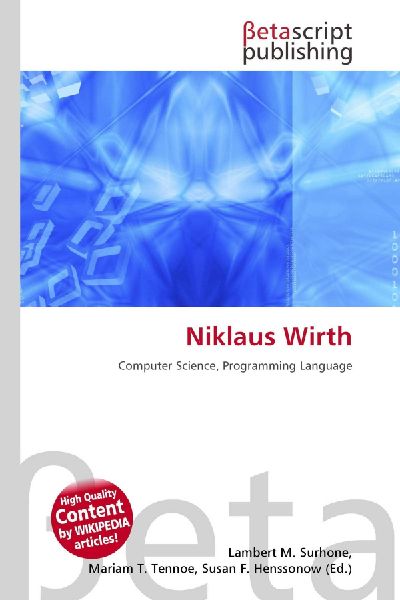 Niklaus Wirth: Computer Science, Programming Language