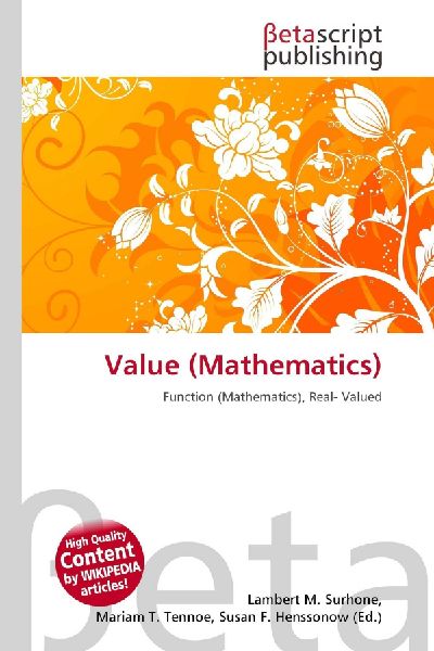 Value (Mathematics): Function (Mathematics), Real- Valued