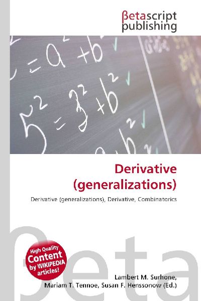 Derivative (generalizations): Derivative (generalizations), Derivative, Combinatorics