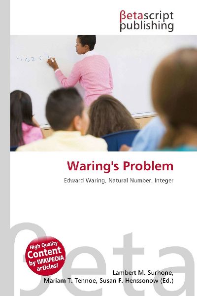 Warings Problem: Edward Waring, Natural Number, Integer