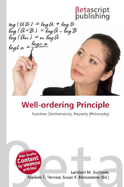 Well-ordering Principle: Function (Mathematics), Property (Philosophy)