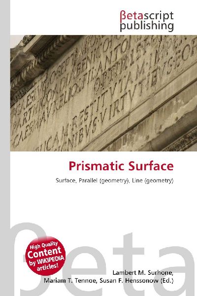 Prismatic Surface: Surface, Parallel (geometry), Line (geometry)