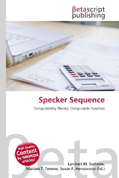 Specker Sequence: Computability Theory, Computable Function
