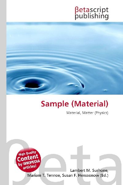 Sample (Material): Material, Matter (Physics)