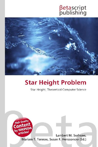 Star Height Problem: Star Height, Theoretical Computer Science