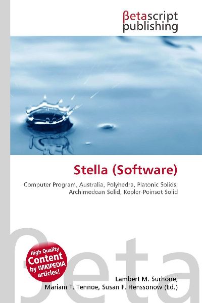 Stella (Software):         Computer Program, Australia, Polyhedra, Platonic Solids, Archimedean        Solid, Kepler-Poinsot Solid