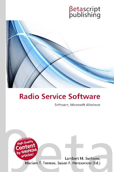 Radio Service Software: Software, Microsoft Windows
