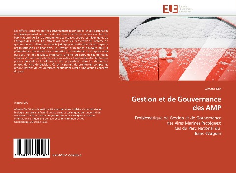 Gestion et de Gouvernance des AMP: Problématique de Gestion et de Gouvernance des Aires Marines Protégées: Cas du Parc National du Banc dArguin