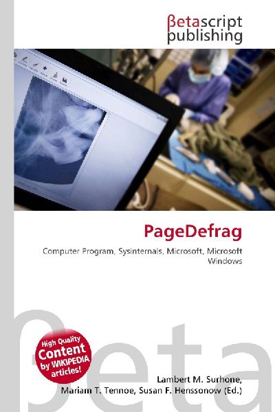 PageDefrag: Computer Program, Sysinternals, Microsoft, Microsoft Windows