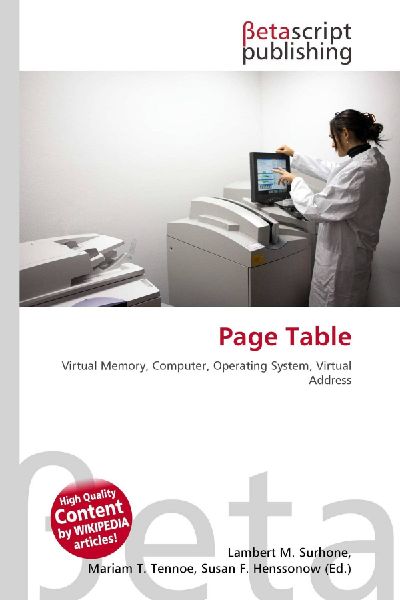 Page Table: Virtual Memory, Computer, Operating System, Virtual Address