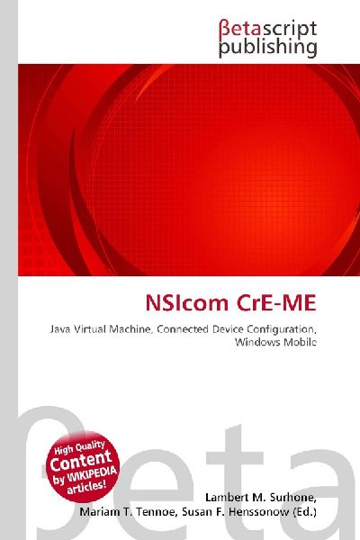 NSIcom CrE-ME: Java Virtual Machine, Connected Device Configuration, Windows Mobile
