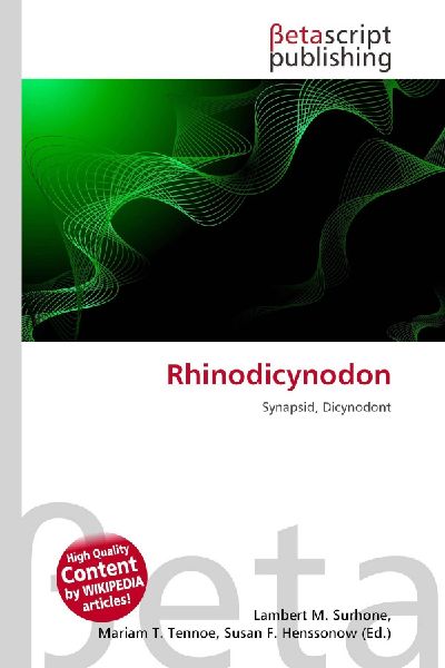 Rhinodicynodon: Synapsid, Dicynodont